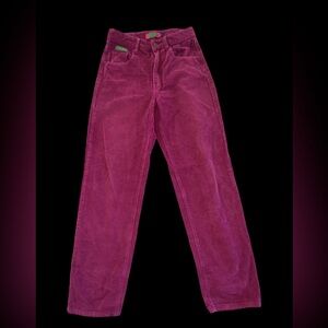 Vibrant Purple Corduroy Pants